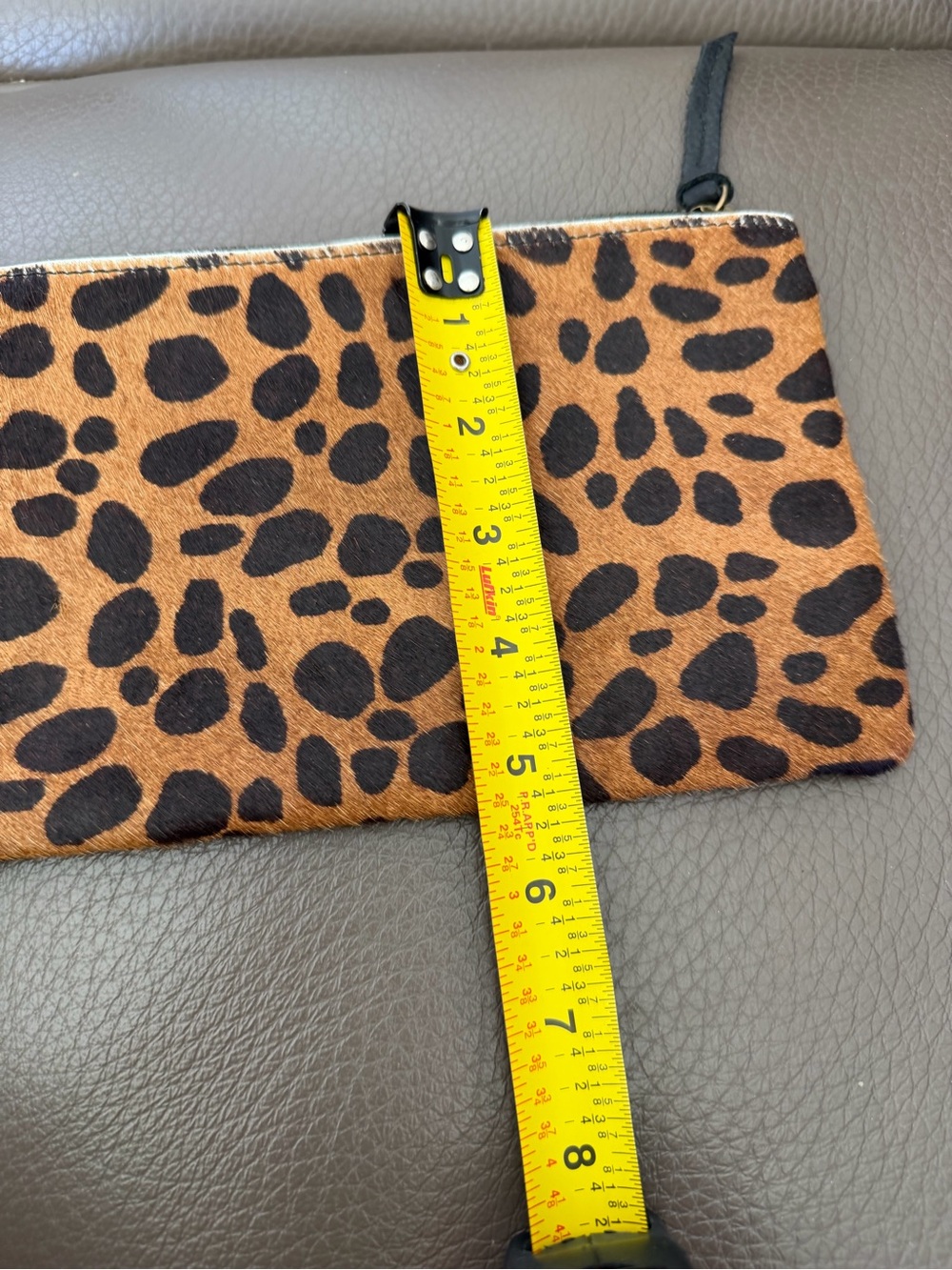 Pristine Molly G Leopard Print Zip Wristlet - Picture 6 of 6